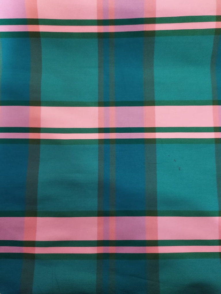 [OTA 453 (A) Composition - 100% Polyester - Checks (Width -54")] OTA 452 (A)