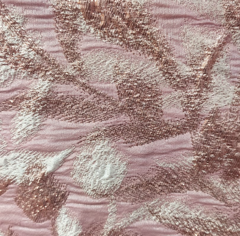 [OTA 908 (A)  ( Jacquard ) - Composition -25% Metallic 75%Poly  (Width -55" inches)] OTA 908 (A)