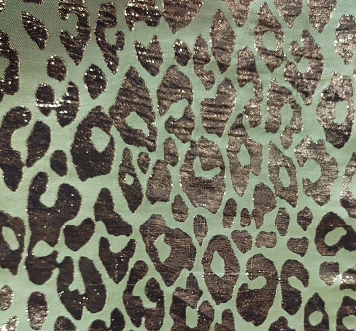 [OTA 476 (A) : JACQUARD : Composition - 85% Polyester 15% Metallic  (Width -54")] OTA 476 (A)