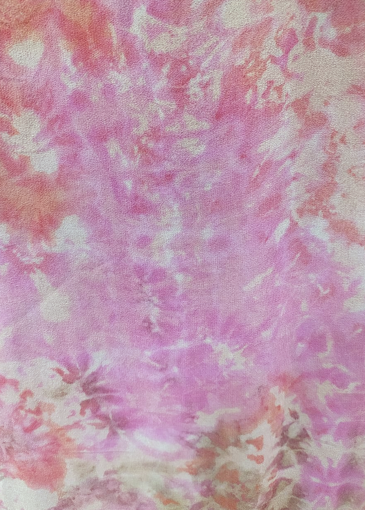 [OTA 507 (A) Composition -100% Silk - Tye Dye(Width -52")] OTA 507 (A)
