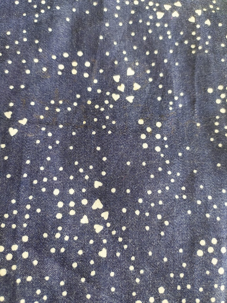 [OTA 377 (A) Shade - Dk Indigo : Finish - printing : Width 57"] OTA 377 (A)