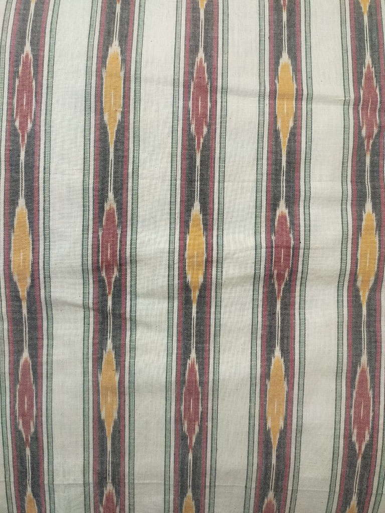 [OTA 214 (A)  : Yarn Dyed : Ikat :  Width - 54"] OTA 214 (A)