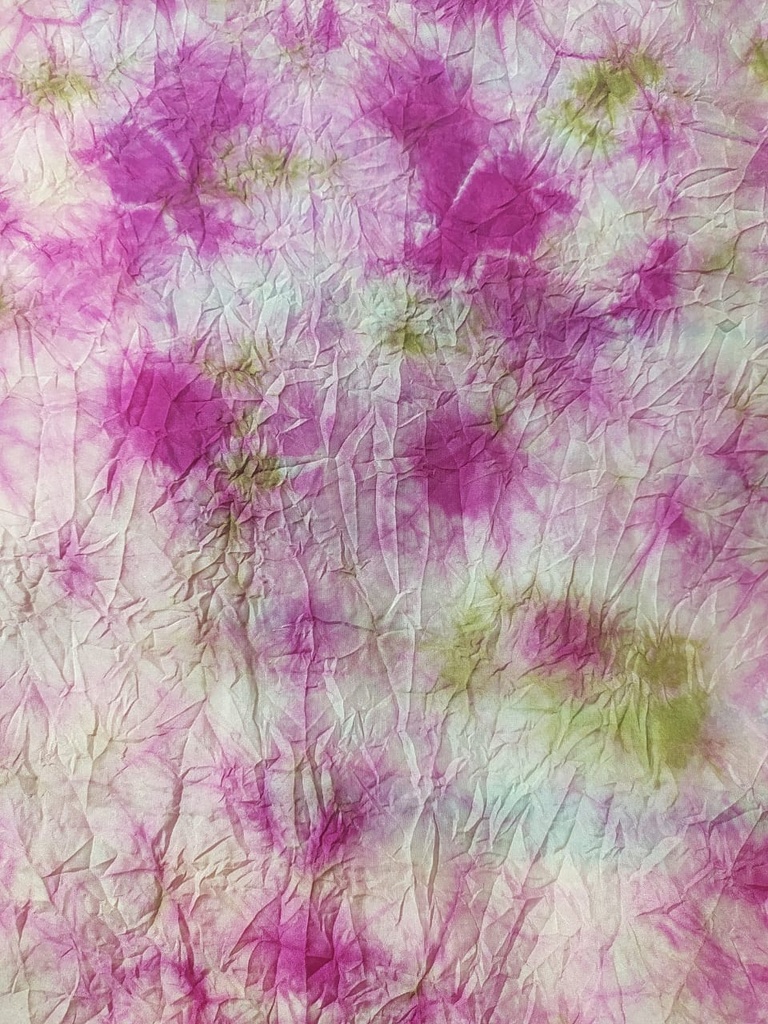 [OTA 117 (A)  : Composition - 100 % Silk Habutai : Tie & Dye : Width - 54"] OTA 117 (A)