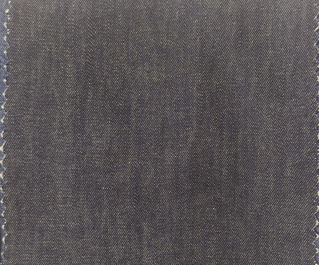 [OTA 373 (A)  : Blend - Cotton / Cotton  , width - 57" , Colour - Dk indigo , Finish - mill finish , Weave 2/1 RHT] OTA 373 (A)