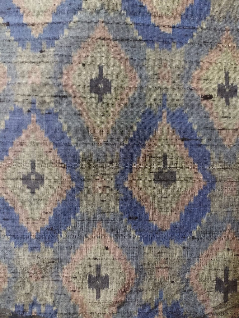[OTA 165 (A)  :  Composition - Silk Ikkat  : Width - 54"] OTA 165 (A)