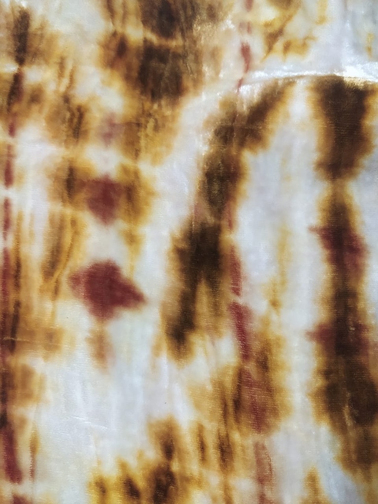 [OTA 155 (A)  :  Velvet Tie dye : Width - 54"] OTA 155 (A)
