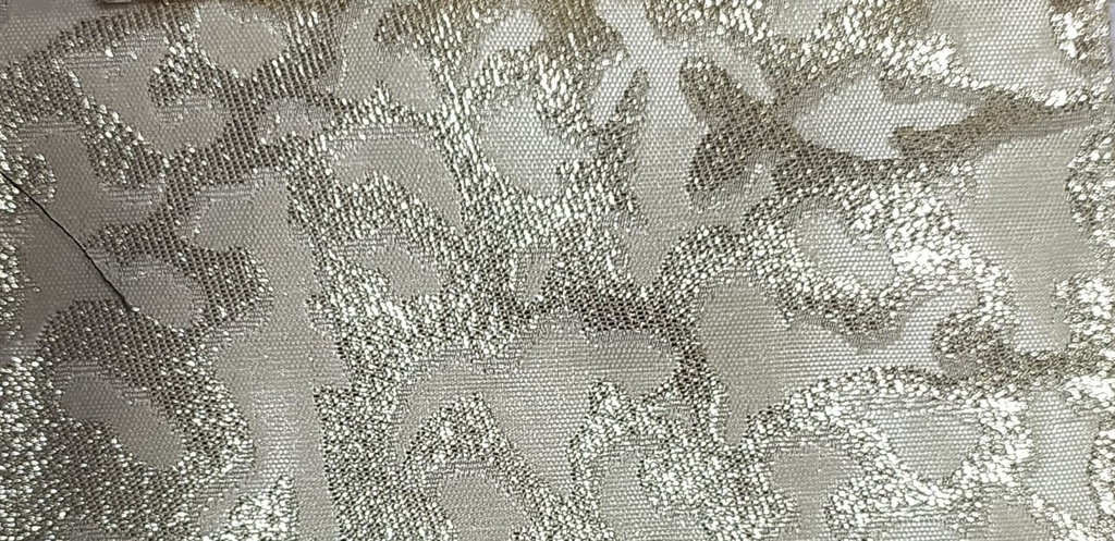 [OTA 477 (A)  : Composition - 82% Poly, 20% Metallic : Jacquards : Width - 54"] OTA 477 (A)