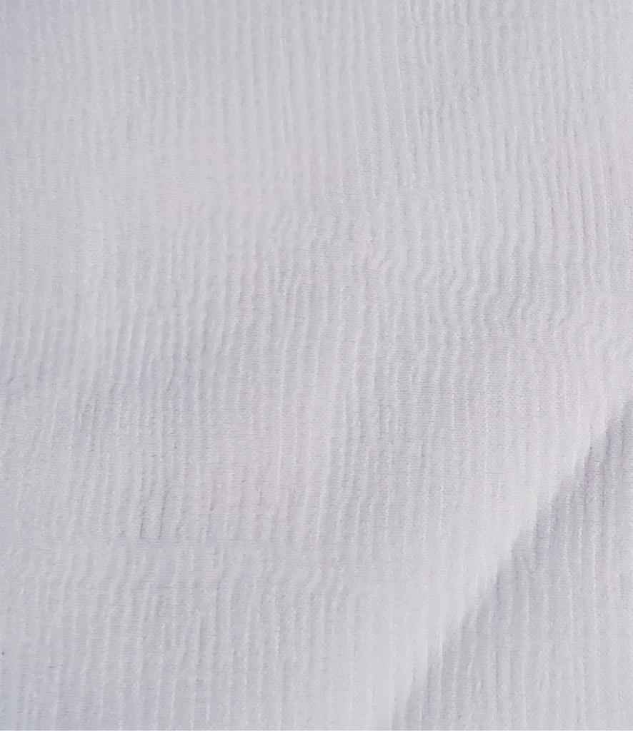 [100% Viscose Dyed 42" 60 GSM (Fabric Dyed)] OTA 1017 (Bright White)