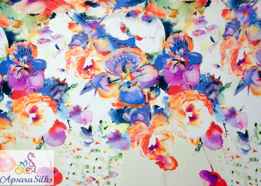 [Printed Knitted Fabric Viscose blend 54" 180GSM] 229STK2018
