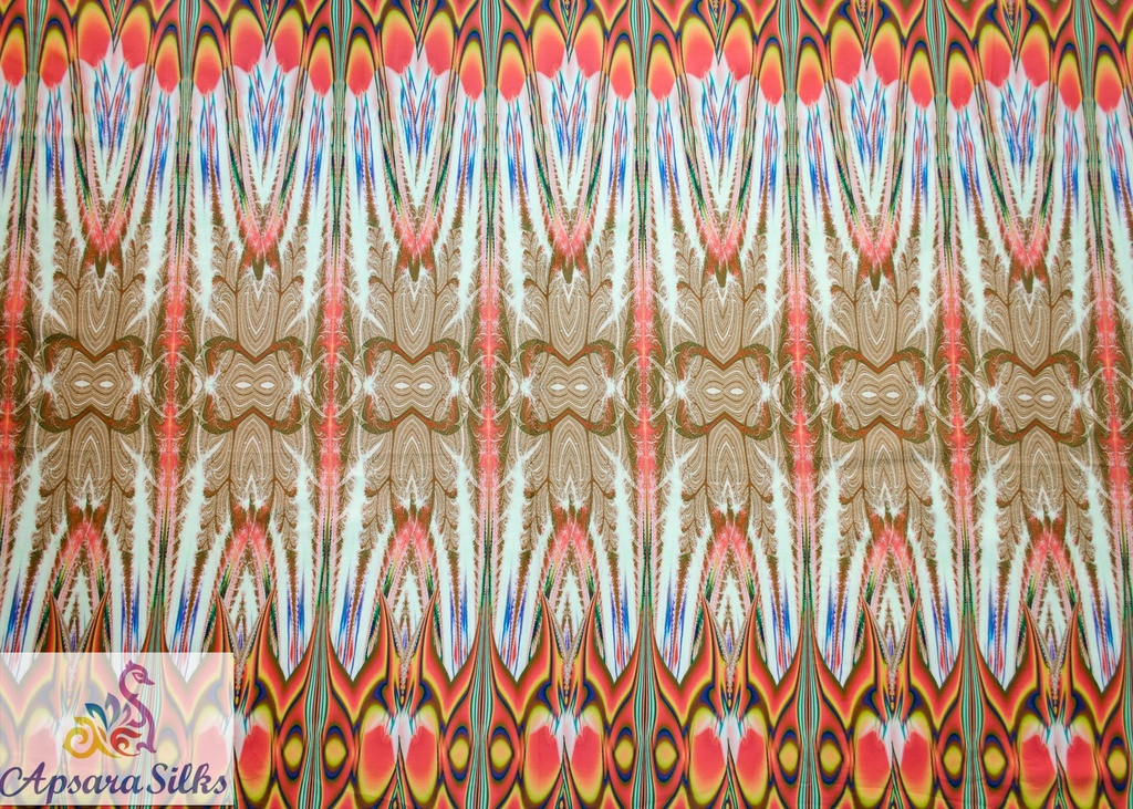 [Printed Woven Fabric Cotton Lycra 60" 268GSM] 288STK2018