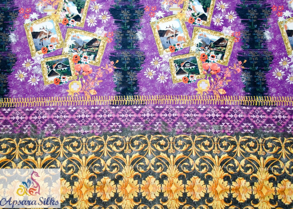 [Printed Woven Fabric 100% Cotton 45" 110GSM] 366STK2018
