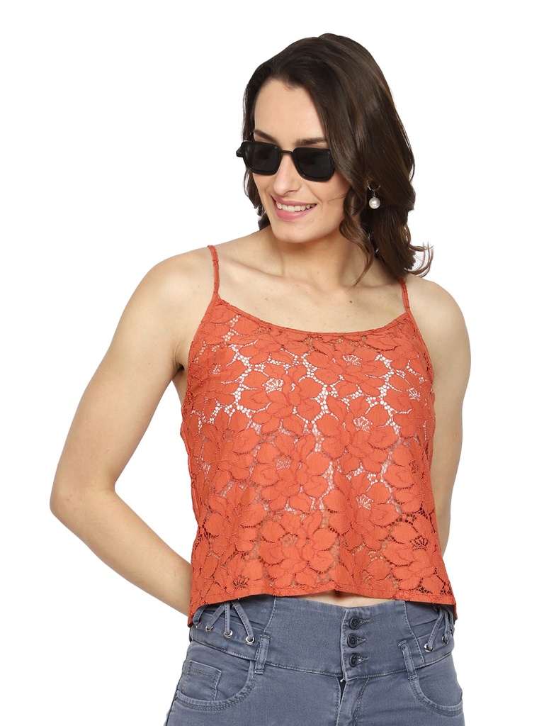 [Yesenia Woman's Top] Yesenia (Terracota) (S)