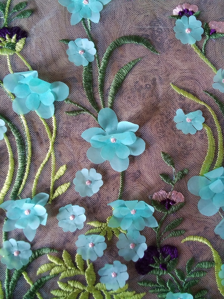 [CH 283(1) 100% POLYESTER (145 GLM) (125 CMS) (Embroidery)] CH 283 (1)