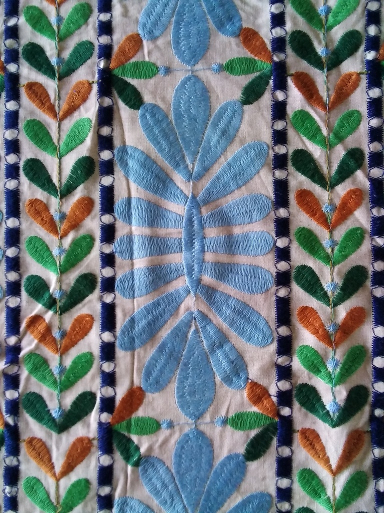 [CH 296(4) 45% POLYESTER 45% RAYON 10% LINEN (313 GLM) (120 CMS) (Embroidery)] CH 296 (4)