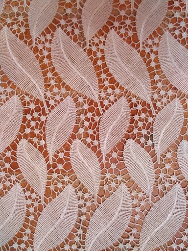 [CH 142 Polyester Chemical Lace (Width- 120- 125 CM)(Embroidery)] CH 142