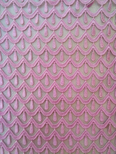 [CH 144 Polyester Chemical Lace (Width- 120- 125 CM)(Embroidery)] CH 144