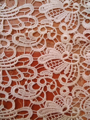 [CH 131 100% POLYESTER (120-125 CMS)( Embroidery Lace)] CH 131