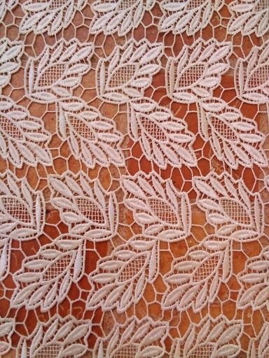 [CH 134 Polyester Chemical Lace (Width- 120- 125 CM)(Embroidery)] CH 134