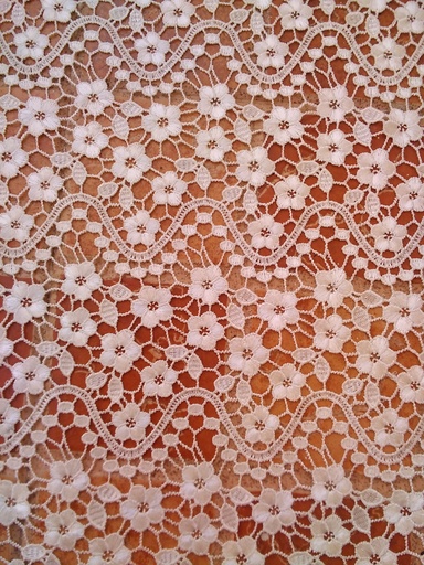 [CH 135 Polyester Chemical Lace (Width- 120- 125 CM)(Embroidery)] CH 135