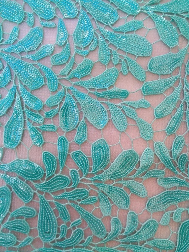 [CH 125 100% POLYESTER 100% PET SEQUIN (120-125 CMS) (Lace)] CH 125