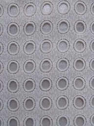 [CH 109 100% POLYESTER SILK MILK(120-125 CMS) (White Lace)] CH 109