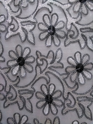 [CH 110 100% POLYESTER (120-125 CMS) (White Lace)] CH 110