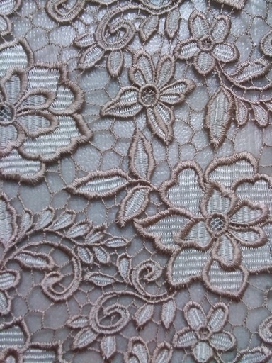 [CH 114 100% POLYESTER (120-125 CMS) (Champagne Lace)] CH 114