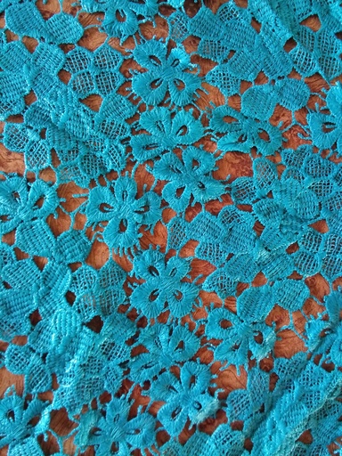 [CH 128 100% POLYESTER MILK SILK (120-125 CMS) (Lace)] CH 128