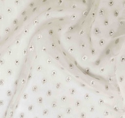 [Silk lurex jacquard 9mm 39 GSM 75% SILK 25% LUREX RFD ] ANGELONIA 9 54” RFD