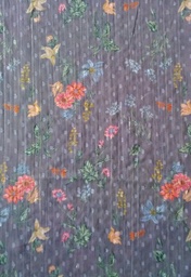 [OTA 653 98% Polyester 2% Lurex (50D x 50D)(92:72) (Width 42")(55 +- 5% GSM)(Printed Embroidery)] OTA 653