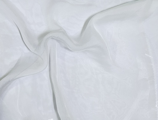 [Flat chiffon 6mm 26 GSM 100% SILK] GARDENIA 6 54" Dyed