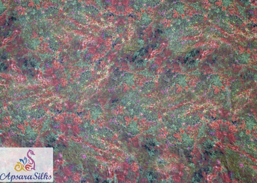 [Printed Woven Fabric 100% Silk 54"  75 GSM] 424STK2018