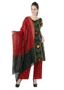 YASTI- Bandhani Kurta & Straight Pant Set with Dupatta