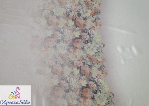 [Printed Woven Fabric 100% Silk 58" 35GSM] 436STK2018