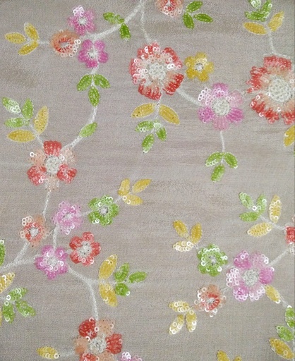 [OTA 773 Composition - 100% Viscose - Chinnon - Colour Embroidery (Width - 43") (155 GSM)] OTA 773