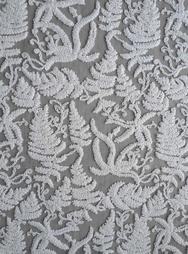 [OTA 811 - Composition - 82% Cotton, 18% Nylon - Net EMB (Width - 125cms)] OTA 811