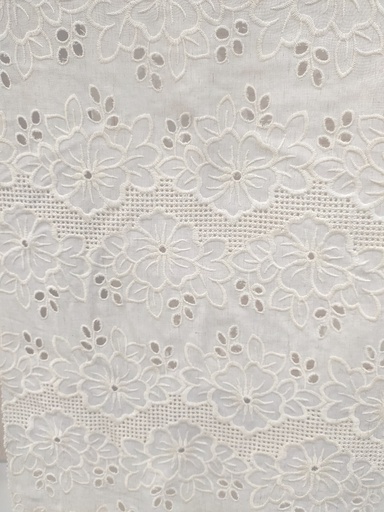 [OTA 807 , Composition -50% Rayon 35% Cotton 15%Linen (125 cm ) EMB] OTA 807