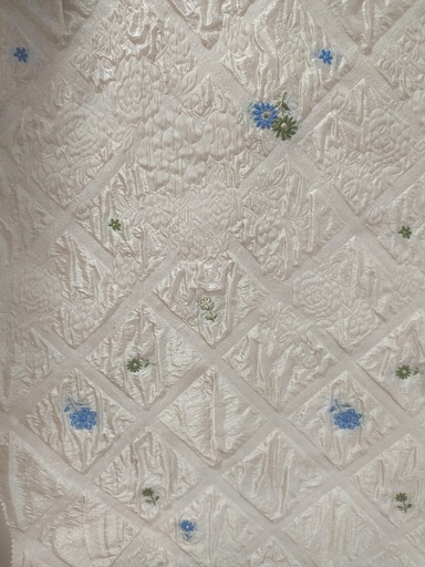 [OTA 902 - Jacquard with embroidery :Composition - 81% Polyester 19% Nylon : Width  - 136 cms] OTA 902