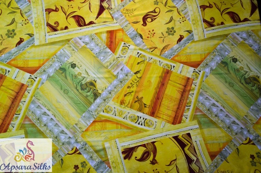 [Printed Woven Fabric 100% Polyester 44" 65GSM] 10STK2018