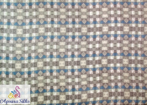 [Printed Woven Fabric 100% Silk 58" 65GSM] 62STK2018