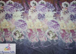 [Printed Woven Fabric 100% Silk 54" 65GSM] 82STK2018