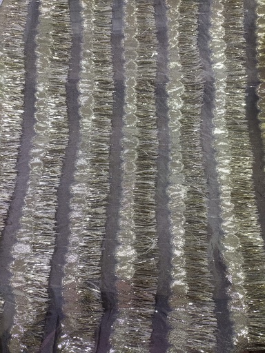 [OTA 1029 : Composition - 26 % Metallic , 51 % Viscose , 23% Poly : Width - 55/56" : P.M.L - 122] OTA 1029