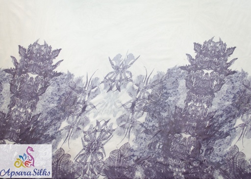 [Printed Woven Fabric 100% Silk 56" 35GSM] 198STK2018