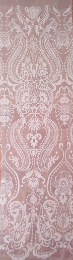 [CH 422, Base 100% Polyester, Emb 100% Cotton, Width 47"/48",  220 GSM, Off White] CH 422