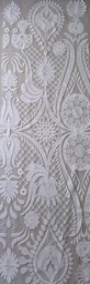 [CH 423, BASE 100% NYLON, EMB 100% COTTON, Width 46"/47", 200 GSM, Off White] CH 423