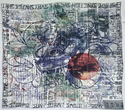 91B189 Scarf 130cm x 130cm