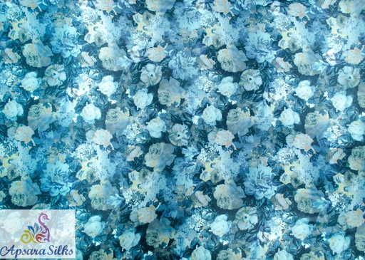 [Printed Woven Fabric Stretch Georgette 56" 52GSM] 282STK2018