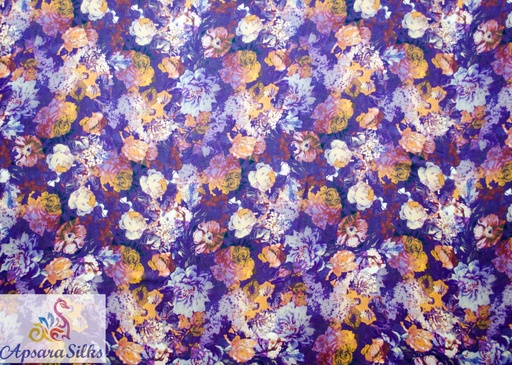 [Printed Woven Fabric 100% Silk 58" 65GSM] 353STK2018